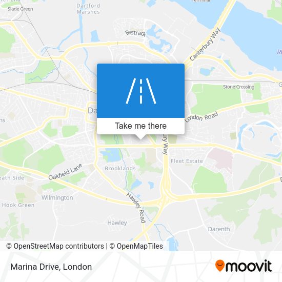 Marina Drive map
