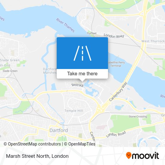 Marsh Street North map