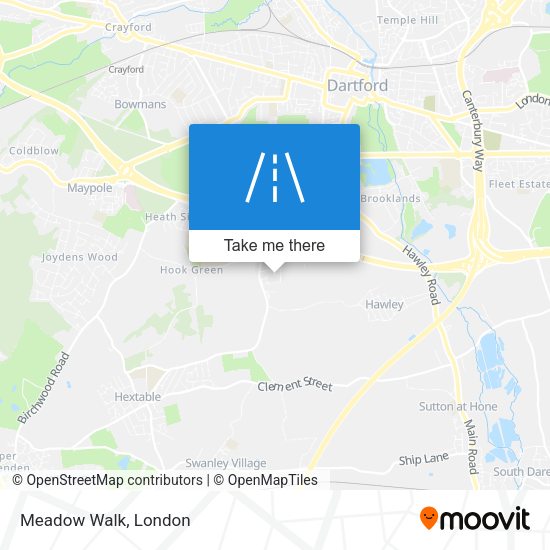 Meadow Walk map
