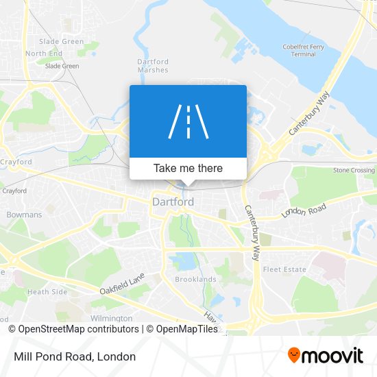Mill Pond Road map