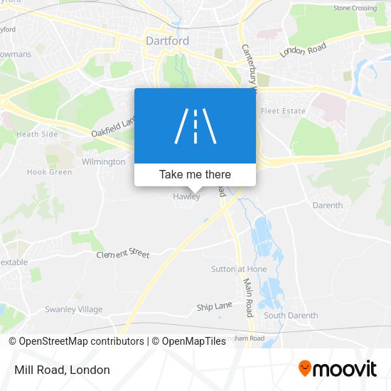 Mill Road map