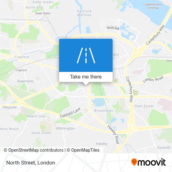 North Street map