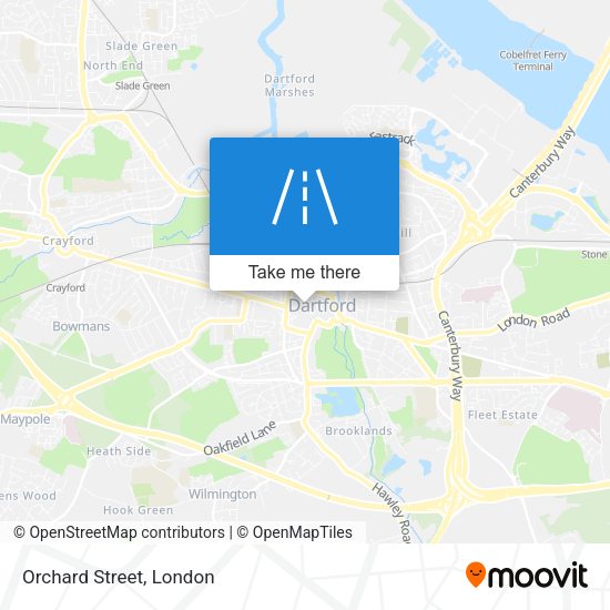 Orchard Street map