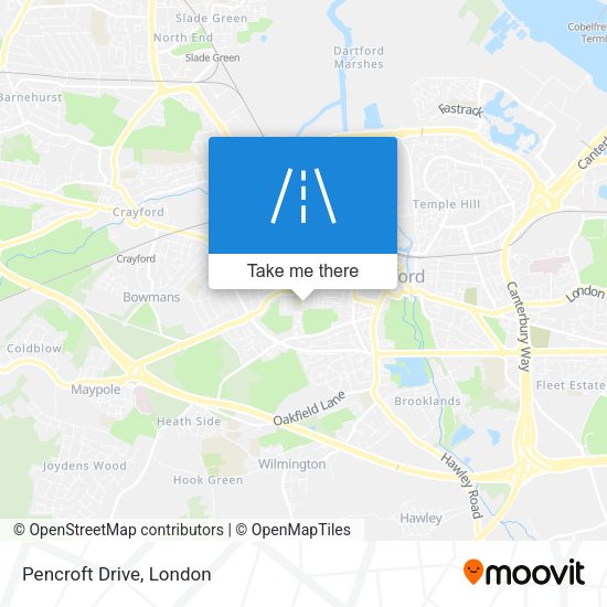 Pencroft Drive map