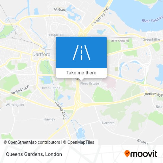 Queens Gardens map
