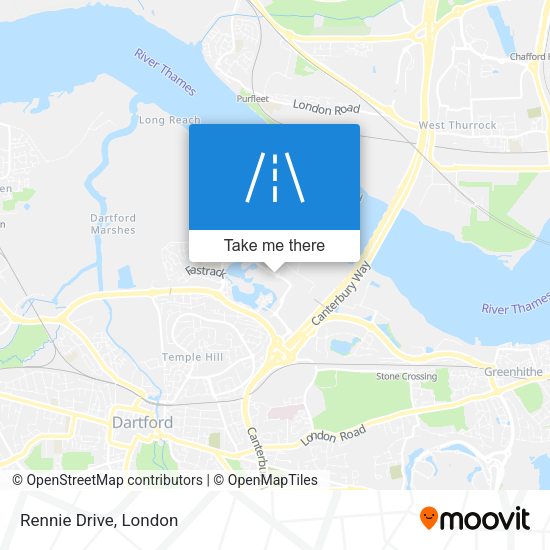 Rennie Drive map