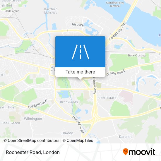 Rochester Road map