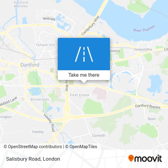 Salisbury Road map