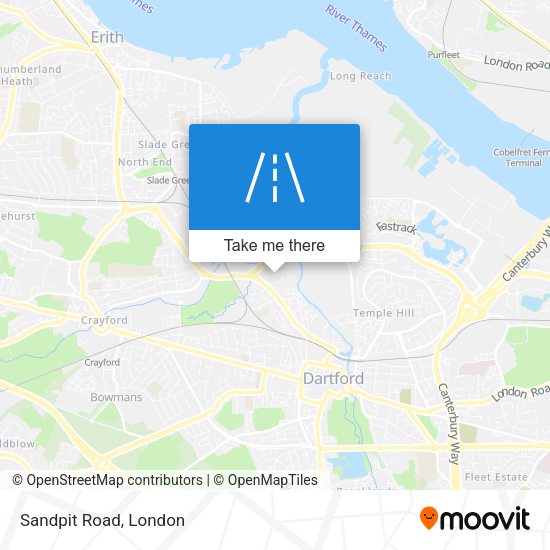 Sandpit Road map