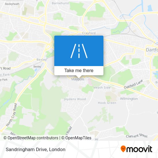 Sandringham Drive map