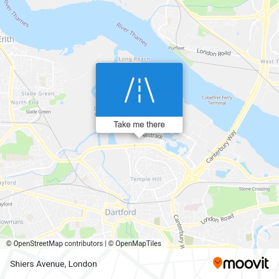 Shiers Avenue map
