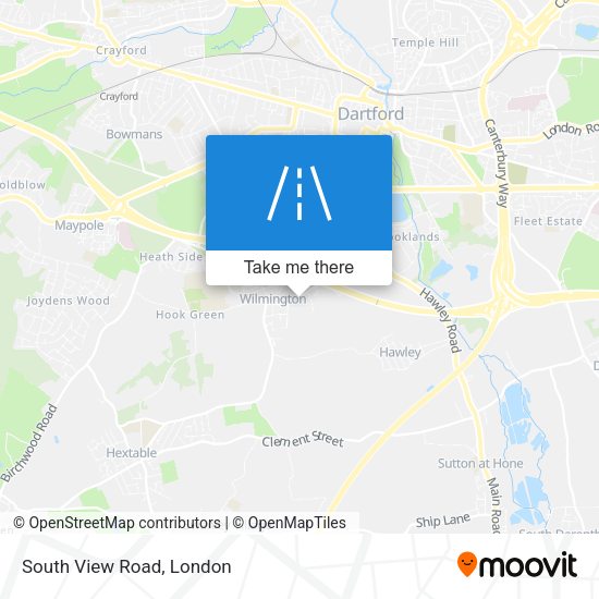 South View Road map