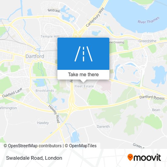 Swaledale Road map