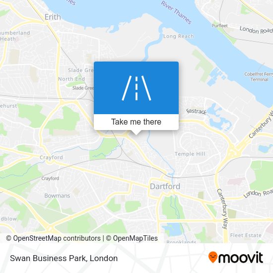 Swan Business Park map