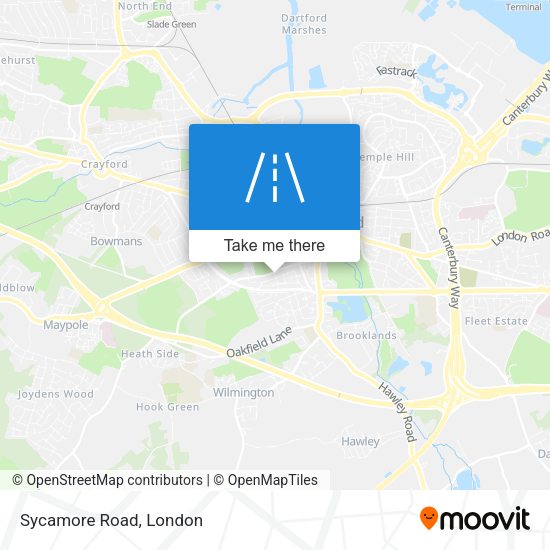 Sycamore Road map