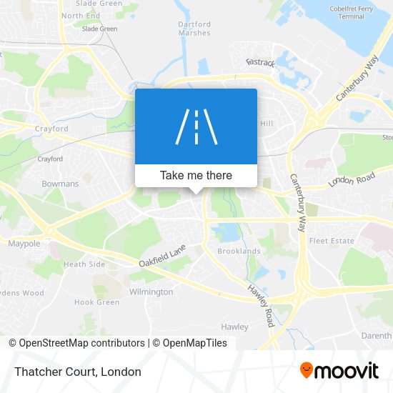 Thatcher Court map