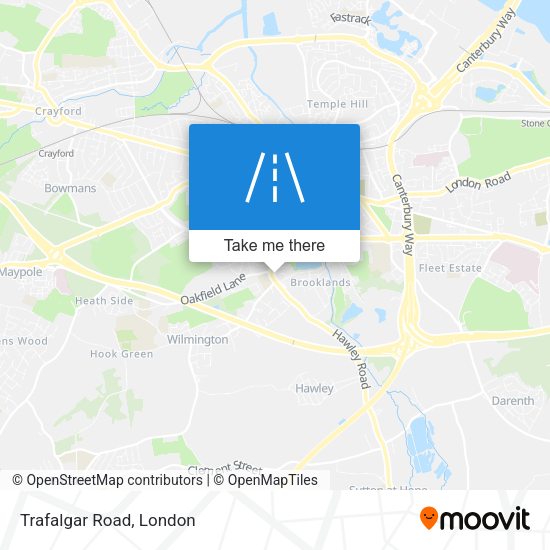 Trafalgar Road map