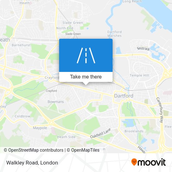 Walkley Road map