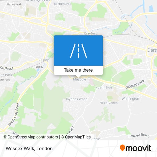 Wessex Walk map