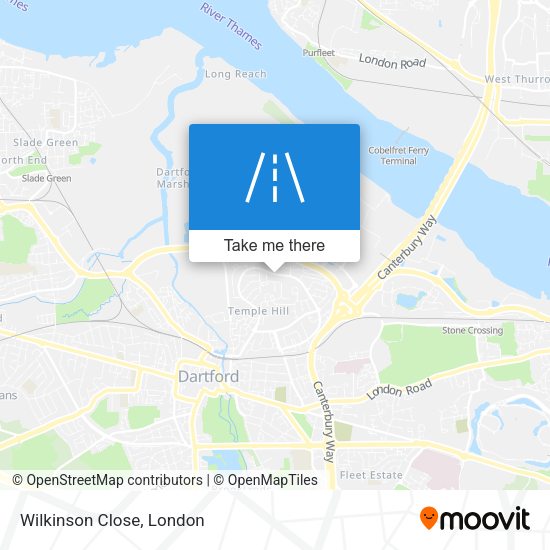 Wilkinson Close map