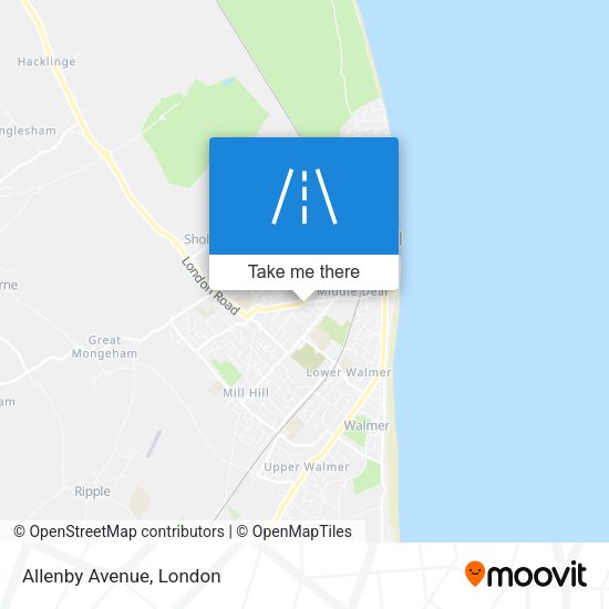 Allenby Avenue map