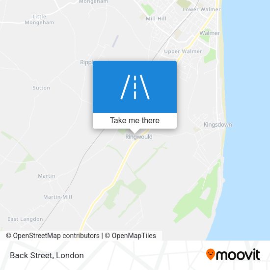 Back Street map
