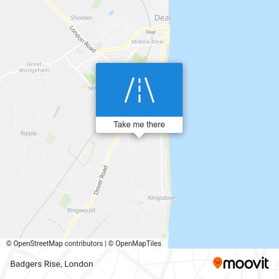 Badgers Rise map