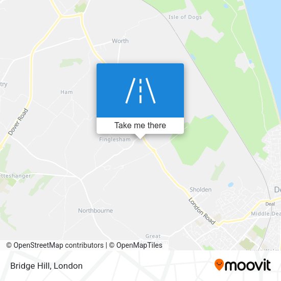 Bridge Hill map