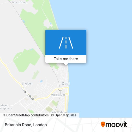 Britannia Road map