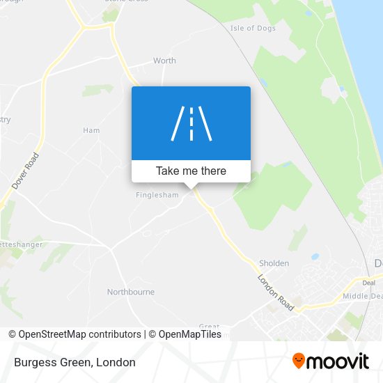 Burgess Green map