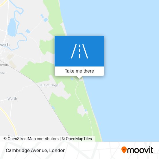Cambridge Avenue map