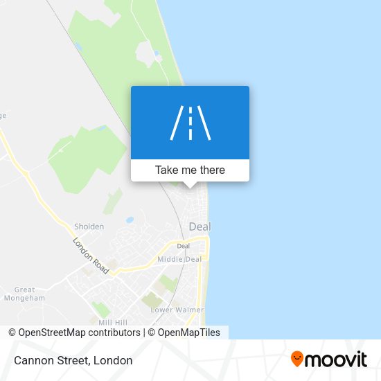 Cannon Street map