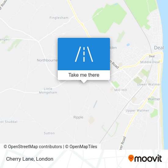 Cherry Lane map
