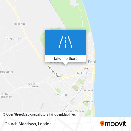 Church Meadows map