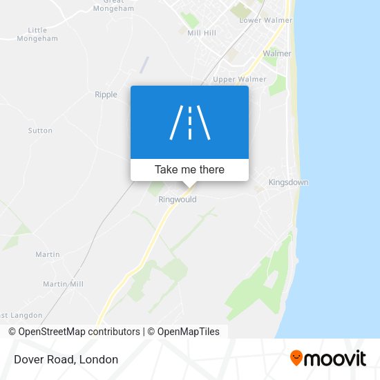 Dover Road map