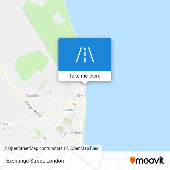 Exchange Street map