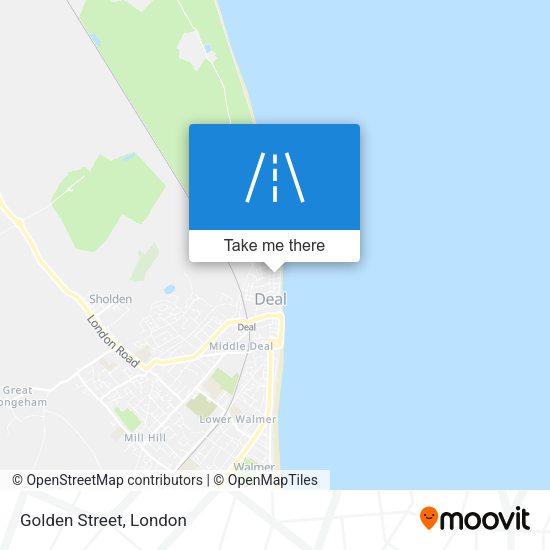 Golden Street map