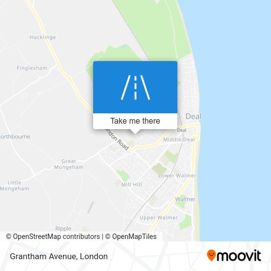 Grantham Avenue map