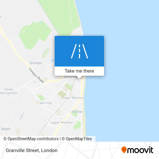 Granville Street map