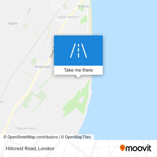 Hillcrest Road map