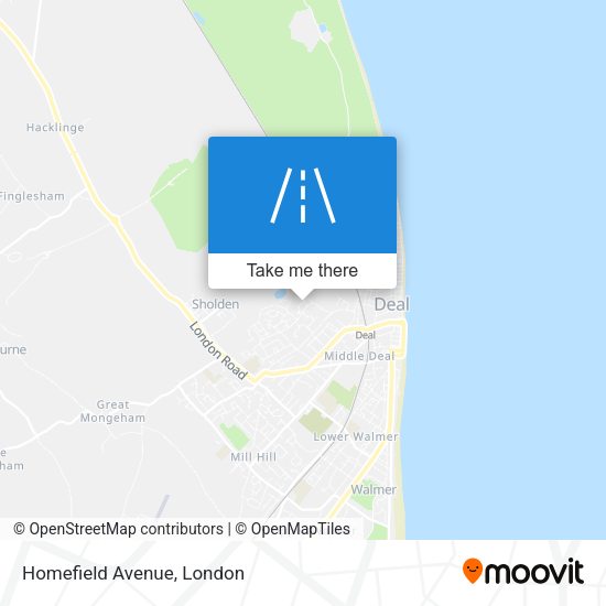 Homefield Avenue map