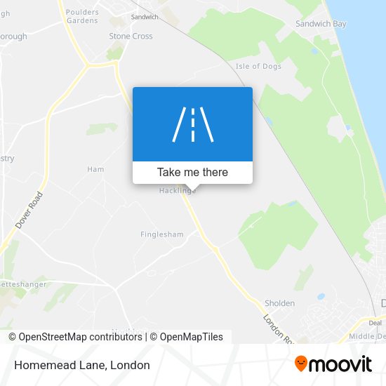 Homemead Lane map