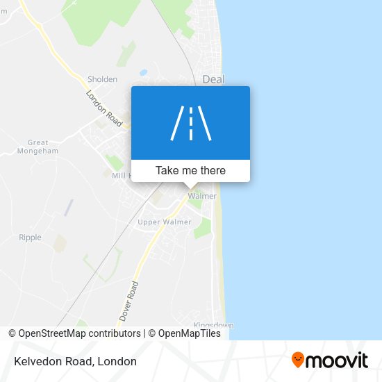 Kelvedon Road map