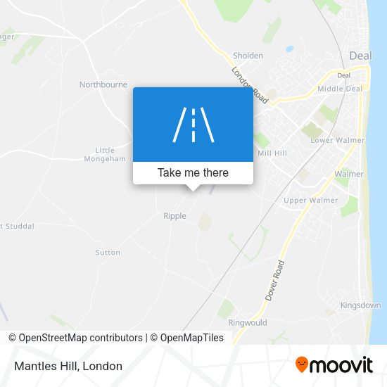 Mantles Hill map