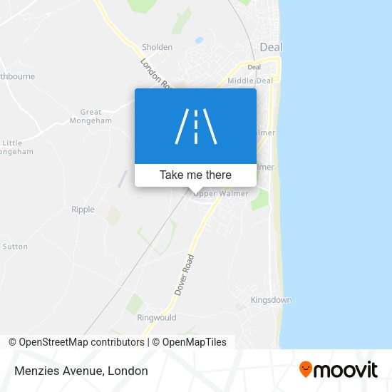 Menzies Avenue map