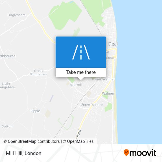 Mill Hill map