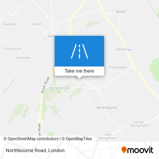 Northbourne Road map
