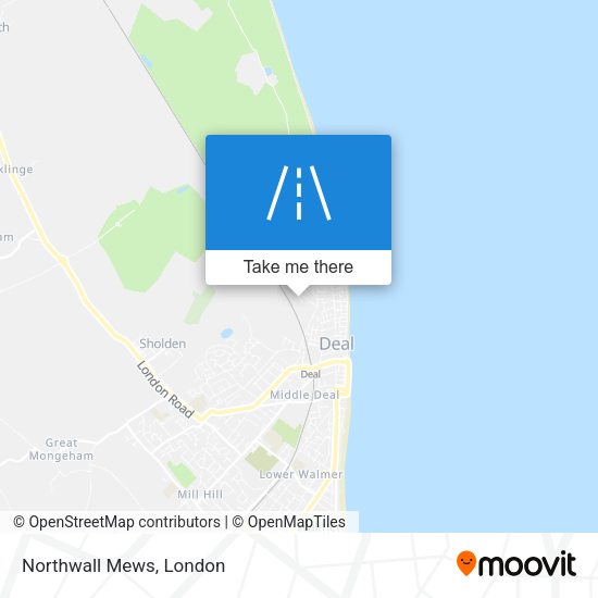 Northwall Mews map
