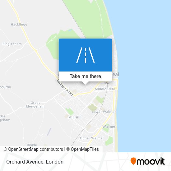 Orchard Avenue map