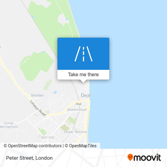 Peter Street map
